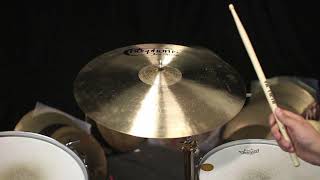 Video thumbnail for Bosphorus 21" Jazz Master Series Ride - 2152g by The Drum Shop - Portland, Maine