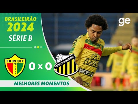 Gols e lances de Brusque x Novorizontino