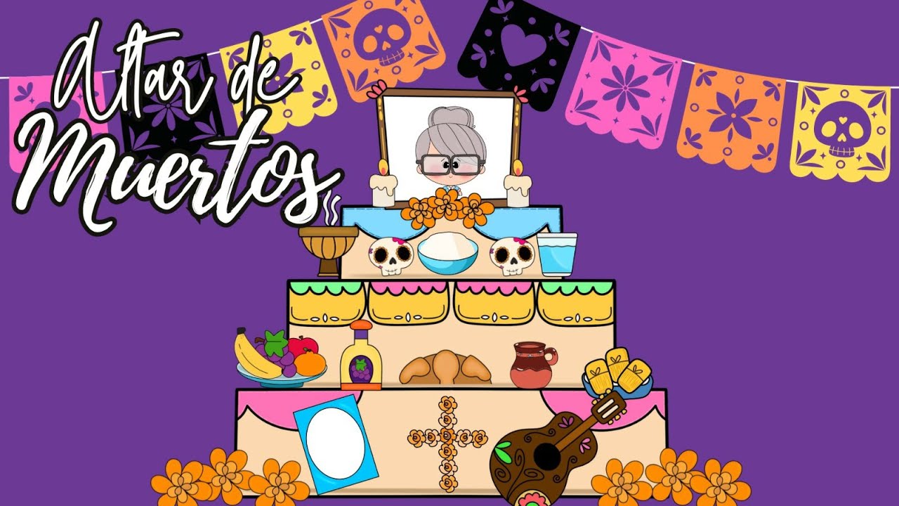 Elementos del altar de muertos y su significado 💀Video animado para niños