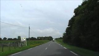 preview picture of video 'Driving On The D786 Between Saint-Alban & Les Loges, Brittany, France 22nd August 2011'