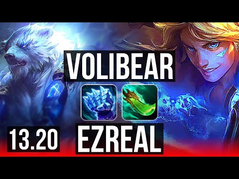 VOLIBEAR vs EZREAL (TOP) | 4/0/6, 600+ games | NA Diamond | 13.20