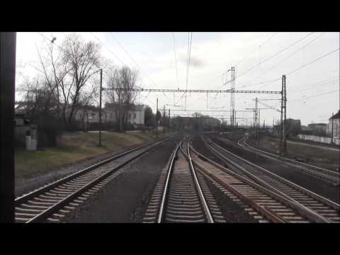 REAR VIEW FOOTAGE: Praha hlavni nádraží to Praha Klánovice (HD)