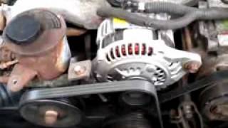 Subaru Legacy - alternator bearing failure