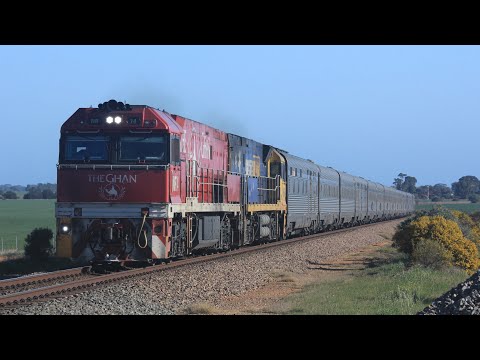 South Australia's Mid North Freight Trains & The Ghan - Intermodal, Steel, Sands & Grain Services