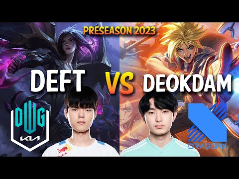 DK Deft vs DRX Deokdam - KAI'SA vs EZREAL ADC - KR Ranked