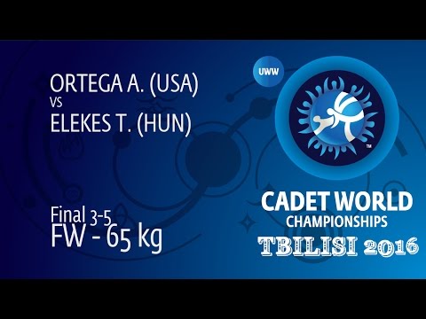BRONZE FW - 65 kg: T. ELEKES (HUN) df. A. ORTEGA (USA), 2-1
