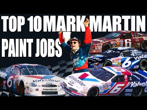 Top 10 Mark Martin Paint Schemes