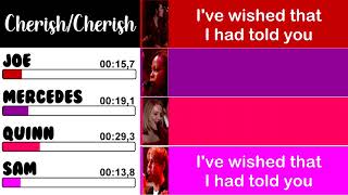 Glee - Cherish/Cherish | Line Distribution + Lyrics