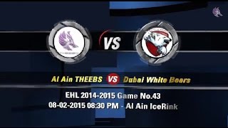 preview picture of video 'EHL 2014-2015 Game #43 Between [ THEEBS (6 : 2) WHITE BEARS ]'