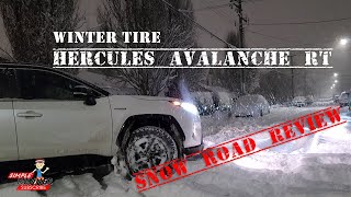Hercules Avalanche RT winter tire | Snow Road Review