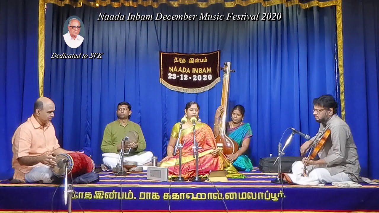 Vidushi Nisha Rajagopal for Naada Inbam December Music Festival 2020