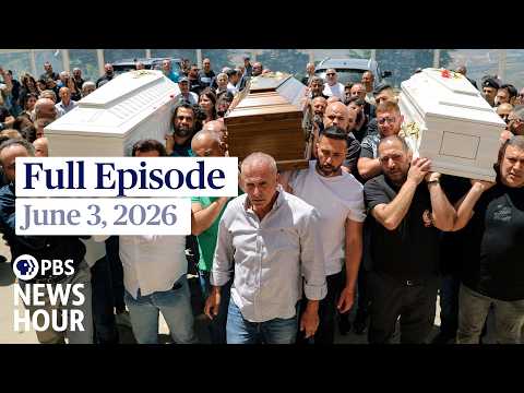 PBS News Hour live episode, June 3, 2026