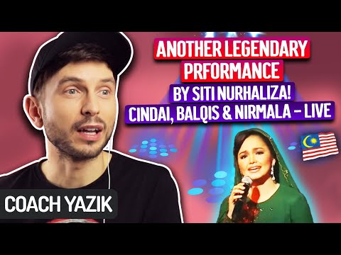 YAZIK reacts to MEDLEY OF CINDAI BALQIS NIRMALA - Siti Nurhaliza | LIVE