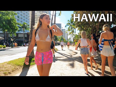 HAVAÍ - WAIKIKI WALKING TOUR - Avenida Kalakaua - 2023