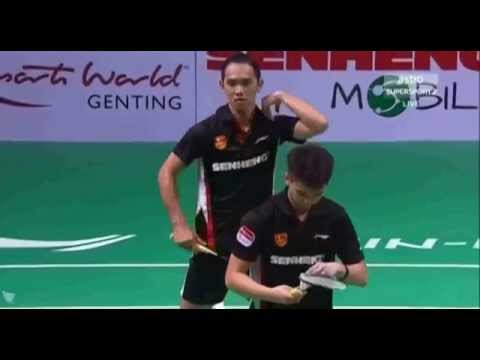 BADMINTON Purple League Petaling Kepong 2015 MD Fernando Kurniawan Shia Chun Kang vs Guo Chun