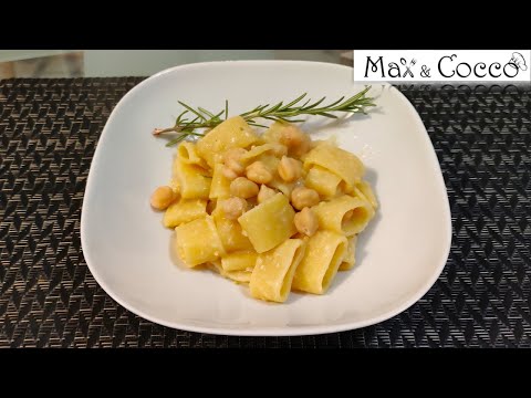 CALAMARATA con CREMA di CECI - Ricetta VEGETARIANA e VEGANA