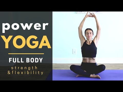 80 min Power Yoga Workout - Full Body Stretch & Strength Flow | Gayatri Yoga