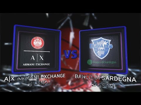 Highlights/ AX Armani Exchange Milano - Banco di Sardegna Sassari 25º turno LBA Serie A PosteMobile