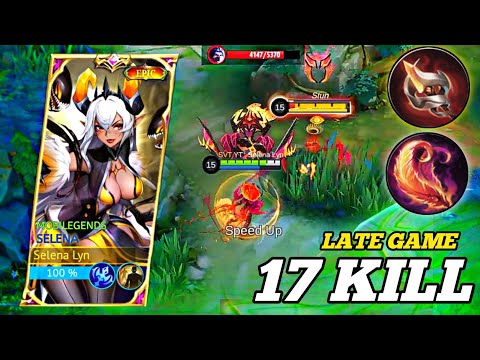 17 KILL + EPICOMEBACK SELENA BUILD ONE HIT 2022 || MLBB