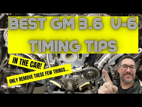 Best GM 3.6 v6 timing chain tricks and tips, the EASIEST WAY! Cadillac, Acadia, LY7