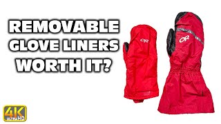Are Gloves With Removable Liners Better Than Without? (4k UHD) #wintercamping
