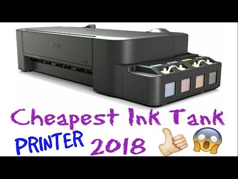 Demostrating about the different printers