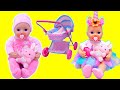 Baby Annabell doll video for kids Cooking toy food & New bedroom for baby doll