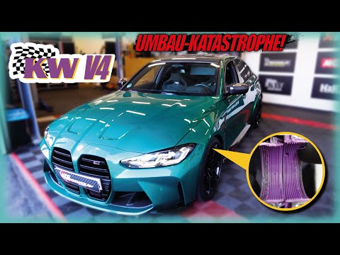 "LEBENSGEFAHR, KATASTROPHE VERHINDERT ! KW V4 Gewindefahrwerk passend für BMW M3 G80 Competition"