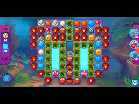 Fishdom. 7933 - 7938 hard level no boosters and diamonds. Full Rachel. Live