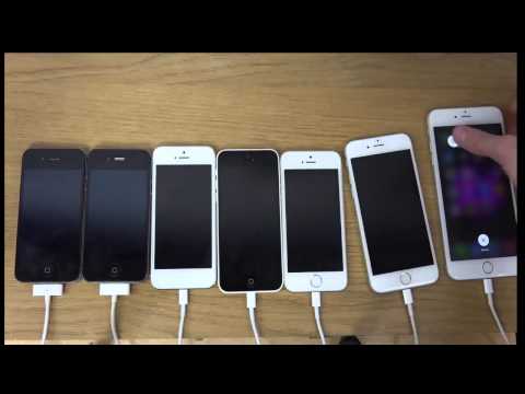 Faster iPhone 6 Plus vs. 6 vs. 5S vs. 5C vs. 5 vs. 4S vs. 4 - Which Is Faster MMv