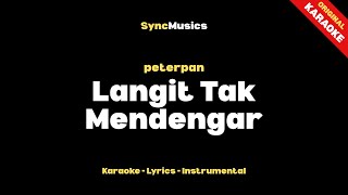 Download lagu peterpan - Langit Tak Mendengar | Karaoke - Lirik - Instrumental mp3 Download lagu peterpan - Langit Tak Mendengar | Karaoke - Lirik - Instrumental mp3