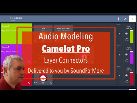 Audio Modeling Camelot Pro iPad for Live Performance - Tutorial Part 6: Layers Connectors