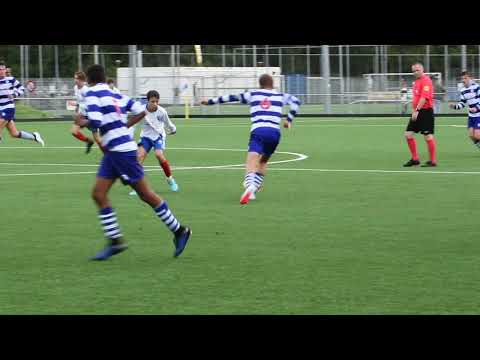 BVCB JO17-1 - OLIVEO JO17-1 bekerwedstrijd in Bergschenhoek