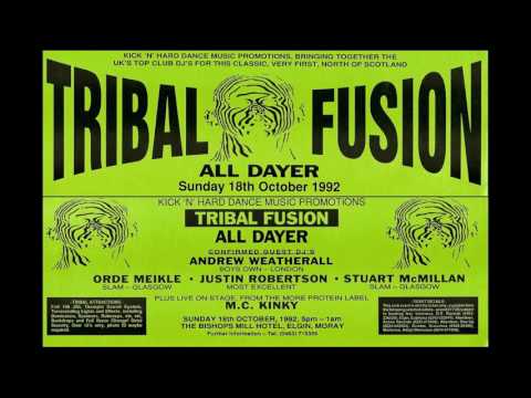 Justin Robertson @ Tribal Fusion - Elgin. 18th October 1992.