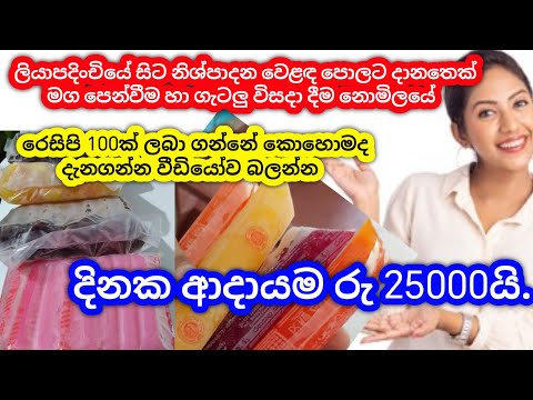 ජොබ් නැතත් ගෙදර ඉදන් සල්ලි 🤑/how to start business at home/swayan rakiya at home 2025/#icerecipe