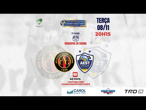 PERNAMBUCANO DE FUTSAL ADULTO - ATLÉTICO CLUBE GOIANA X TAMANDARÉ/RIO FORMOSO   - 1ª FASE