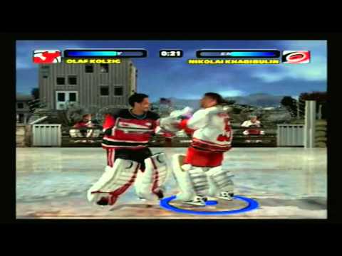 NHL Hitz 2003 Season Mode: Carolina Hurricanes 1st Round Playoffs vs. New Jersey Devils