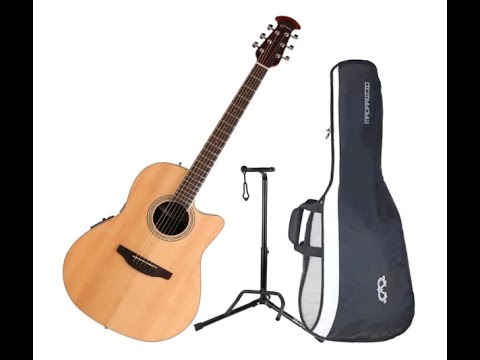 Ovation CS24-4 Celebrity Standard Mid-Depth Natural Acoustic/Electric Guitar wit - Overview