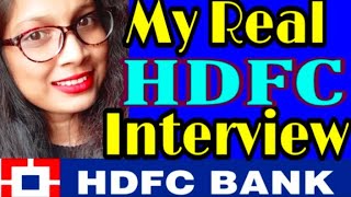 HDFC #Bank Interview Questions And Answers l #HDFC Interview process