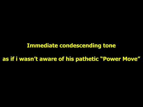 just so you know that was a power move