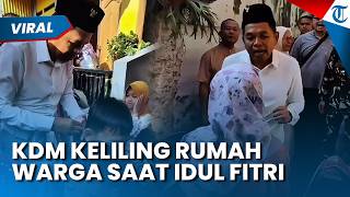 Momen Lebaran Dedi Mulyadi di Bandung, Sapa Warga Sekitar Rumah Dinas dan Bagikan THR