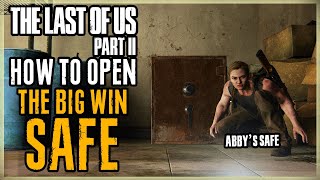 HOW TO OPEN THE BIG WIN SAFE THE LAST OF US PART ll - ABBY SAFE COMBINATION FIND THE CODE MS