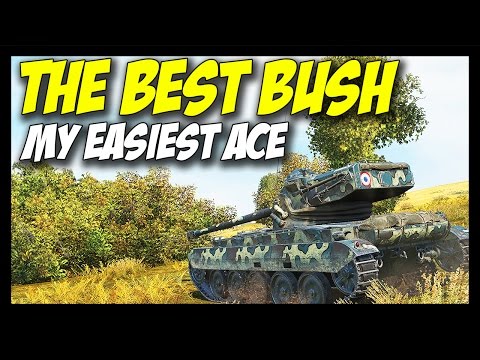 ► The Best Bush In The Game - Easiest Ace! - World of Tanks AMX 13 105 Gameplay
