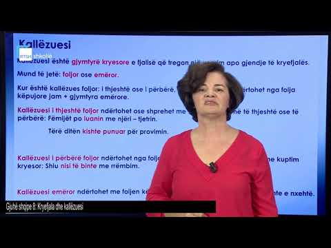 Gjuhë shqipe 8 - Kryefjala dhe kallëzuesi