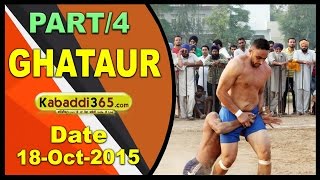 (1) Ghataur (Mohali) Kabaddi Tournament 18 Oct 2015
