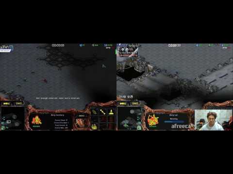 DUAL FPVOD: Jaedong vs Larva ZvZ @ Circuit Breaker #5 [2017-06-02]