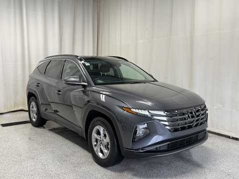 2024 Hyundai Tucson Preferred AWD in Gray for sale at Park Mazda in Sherwood Park, AB