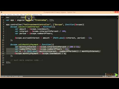 Building an Application with AngularJS Tutorial Understanding Services | packtpub com