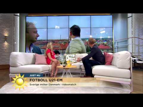 Patrick Ekwall skriker "DANSKJÄVLAR!" - Nyhetsmorgon (TV4)