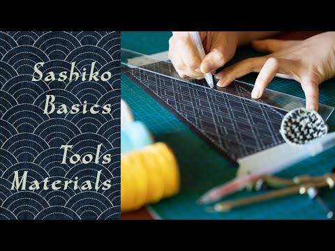 Basics of Sashiko 1 | Tools, Materials and Alternatives for Beginners